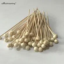 6 дюймов каменная конфетная палочка с шариком деревянные палочки