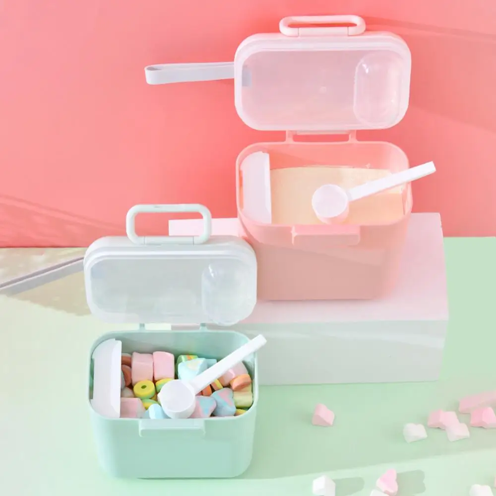 400/800ml Travel Outdoors Portable Light Baby Milk Powder Storage Box Leakproof Case Milk Powder Container Dispenser