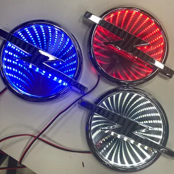 

1PCS 3D Car Led logo Light Auto Front Emblem Lamps Badge Avant Logo Light For Opel Corsa Insignia Zafira Auto Accessories