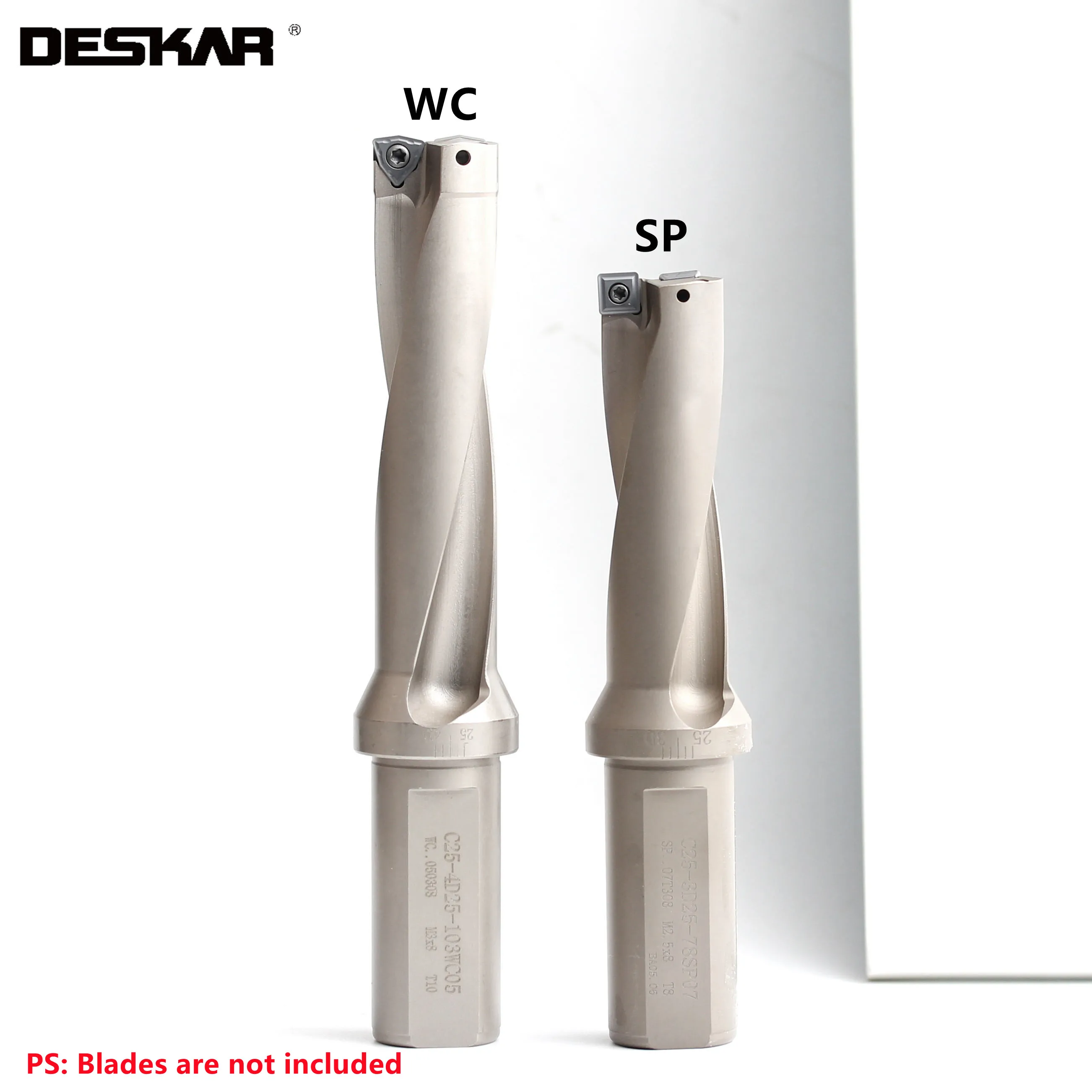 1PC DESKAR C20-2D15-33WC03 2D15.5 2D16 2D16.5 2D17 C20-2D13-29SP05 2D13.5 2D14 2D15 2D15.5 2D16 2D16.5 2D17 U-드릴 툴홀더