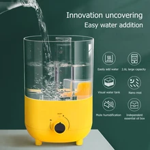 

Large Capacity Household Electric Aroma Air Humidifier Ultrasonic Cool Mist Aromatherapy Essential Oil Diffuser 2600ML Heavy Fog