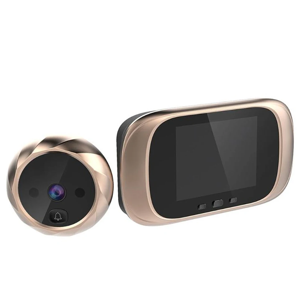 DD1 инфракрасный датчик движения дверной звонок, глазок долгое время ожидания видео внутренняя безопасность камера ночного видения HD камера