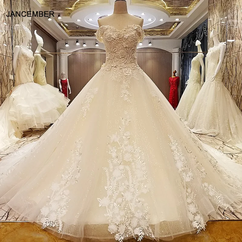 Ls95678 Champagne Wedding Dress 2020 Luxury Bead Corset Back Sweetheart A Line Appliques Bridal Dress Real Photos Dresses Made To Order From China Dress Asiadress Bag Aliexpress