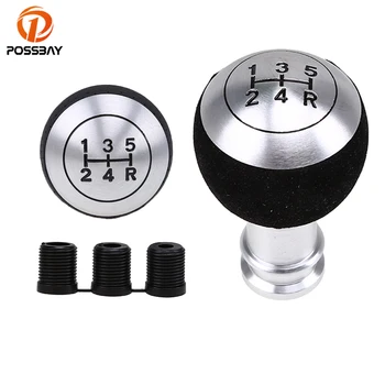 

POSSBAY 5 Speed Car Gear Shift Knob Handle for Citroen C1 C3 C4 Manual Shifter Knob for Peugeot VW Golf 4 BMW Ford Passat Honda