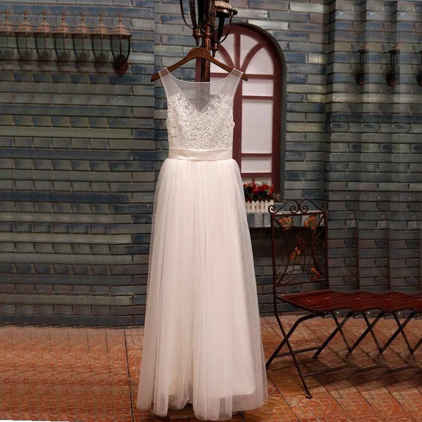 

Vnaix W2023 Hot Sale Latest Design Elegant V Neck Off The Shoulder Tulle A Line Lace Wedding Dresses 2015