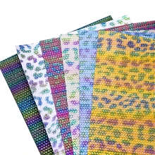 20*34 см леопардовые узоры, тканая текстура, искусственная кожа, ткань для изготовления домашнего текстиля, серьги, волосы, банты, Обложка для книг, 1Yc8928