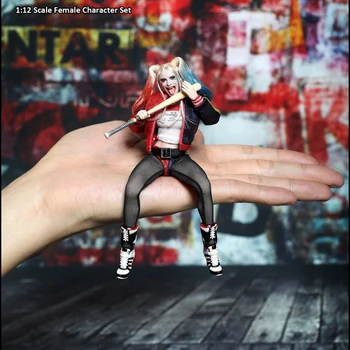 

in stock PRE ORDER CAT TOYS 1/12 Joker Harley and Quinn Set CT021 for 6inch Action Figure DIY