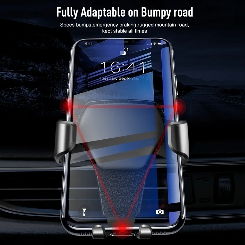 Универсальный автомобильный держатель для телефона в Автомобиле вентиляционное отверстие подставка без магнитного мобильного телефона держатель для iPhone 8 X Xiaomi Скоба-держатель
