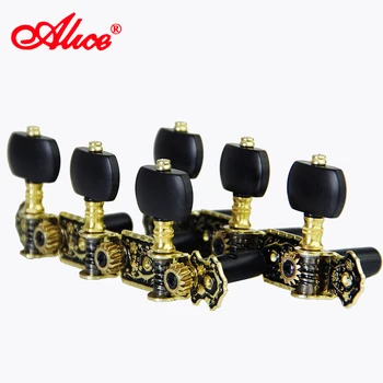 

Classic Guitar Tuners Guitar Machine Heads (Long) 3+3 Set Tuning Keys Machine Pegs Alice Tuning Pegs