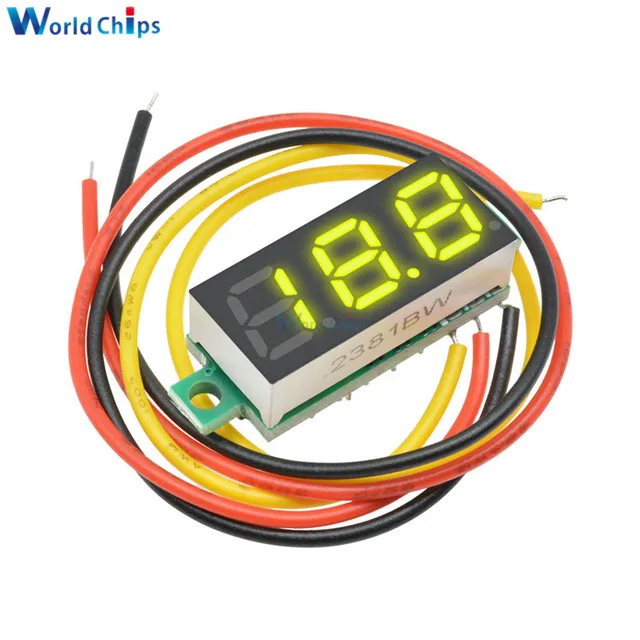 Jooheli Voltometro Amperometro, LED Amperometro Voltmetro Digitale, 1 - Foto 3