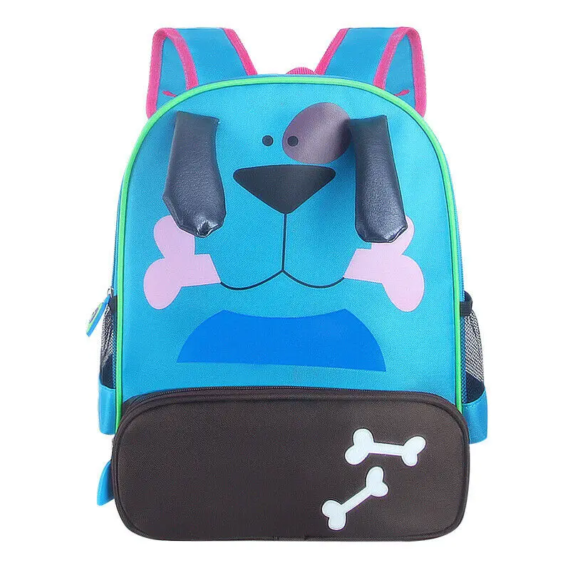 Аксессуары для малышей, рюкзак для маленьких мальчиков и девочек с 3D рисунком животных, школьная сумка, рюкзак - Цвет: Dog