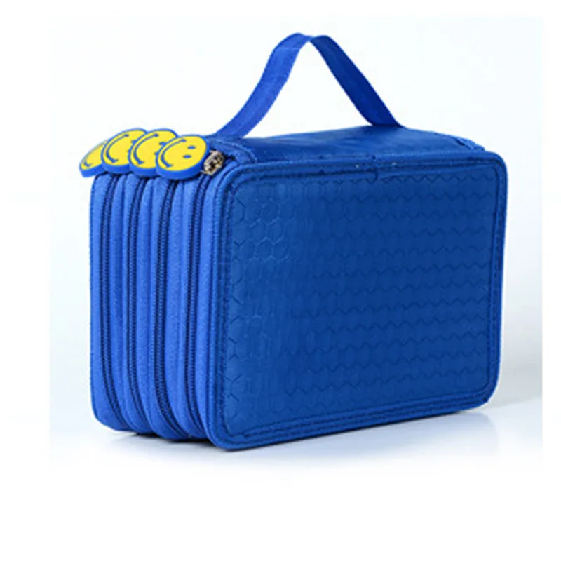 Large Storage Pencil Case Colorful Pen Box Bag Kawaii Students School Office Cute Pencil Cases Storage Bags Stationery Supplies
