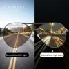 CAPONI Classic Sunglasses For Men Photochromic Day And Night Driving Yellow Glasses Polit Fishing Men's Sun Glasses BSYS3104 ► Photo 3/6