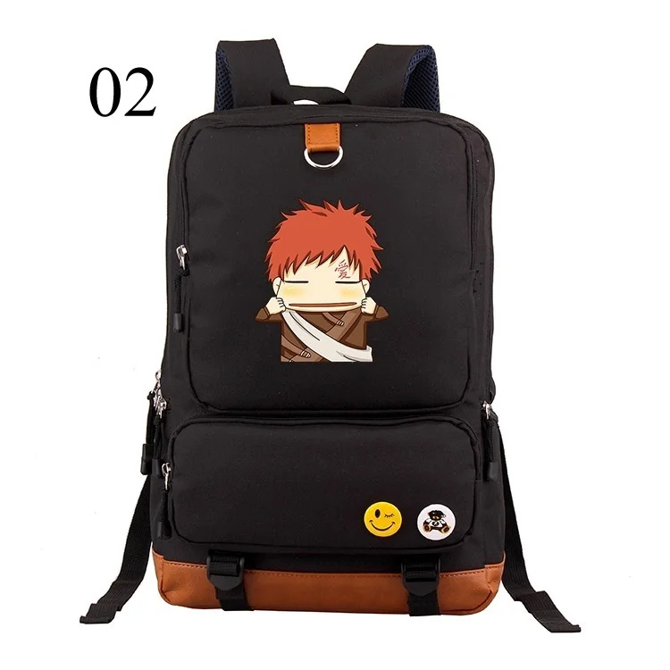 Наруто рюкзак Kakashi для учеников, мальчиков и девочек Uchiha Sasuke модный крутой Повседневный высококачественный рюкзак-сумка через плечо, для путешествий - Цвет: 2