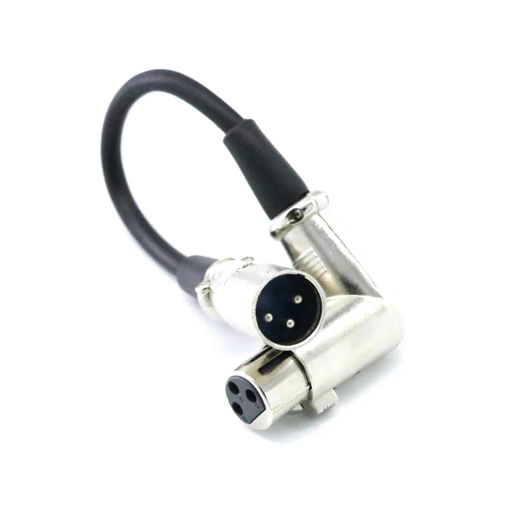 4x аудио 7.87in патч-XLR папа-XLR Женский кабели сбалансированный Змеиный кабель Шнур