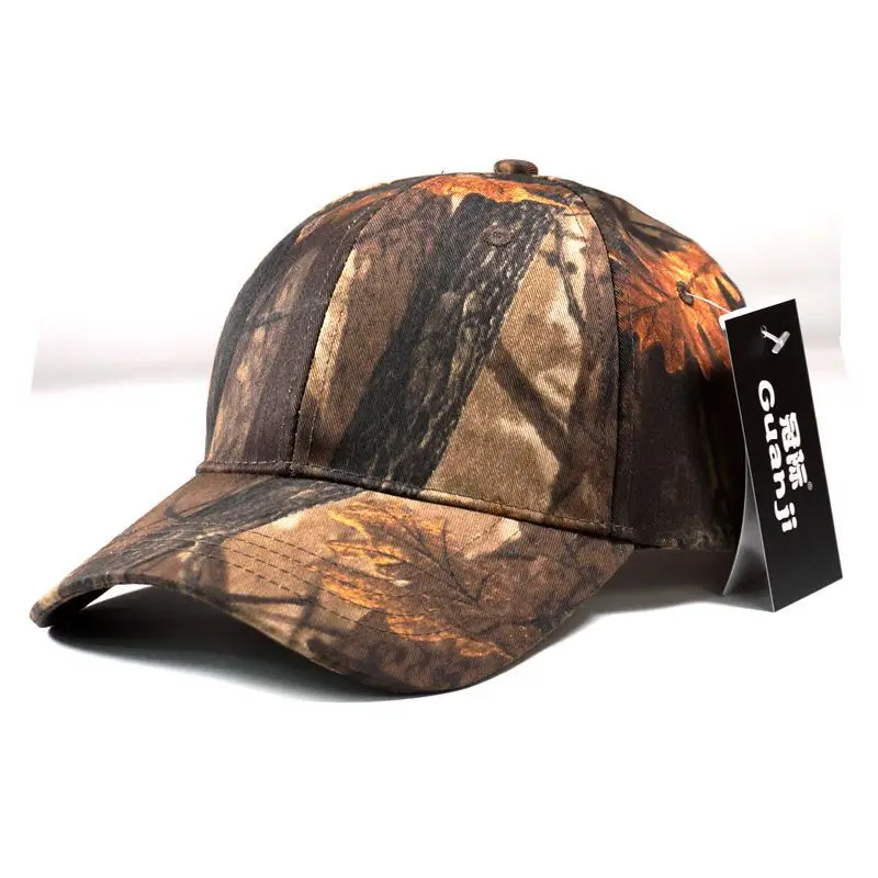Коричневая камуфляжная охотничья мужская бейсбольная Кепка Beisbol bone militar Snapback шляпа для женщин Gorras Golf Дальнобойщик на заказ камуфляжная шляпа для рыбалки