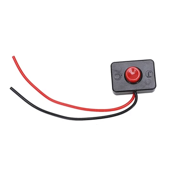 

10 x AC 250V 3A 2 Wire Plastic Momentary Push Button Switch for Car Auto Horn