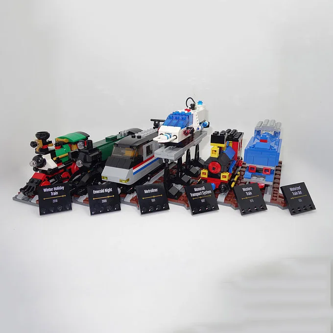

1176Pcs Building Blocks 21029 50 Years on Track Compatible legoging train 4002016 10194 toys for children Christmas Gifts