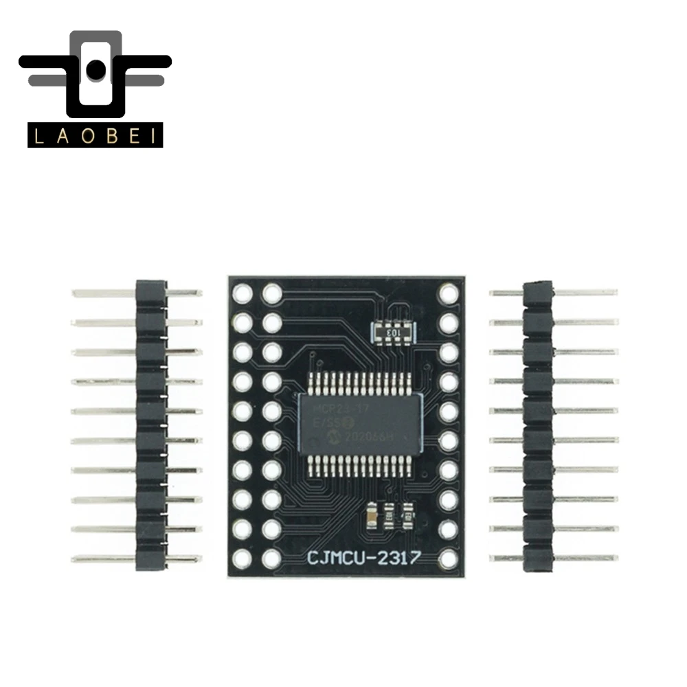 MCP23017 серийный Интерфейс модуль IIC I2C SPI MCP23S17 двунаправленный 16-бит I/O расширитель