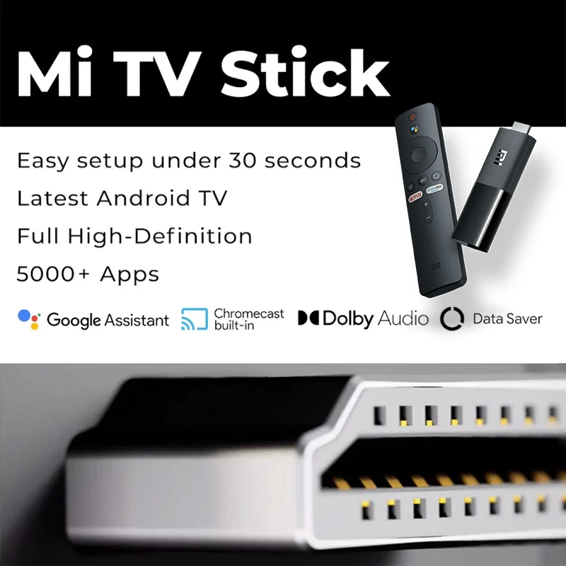 Xiaomi Mi Tv Stick Wifi Fhd 1080p Negro - Prophone