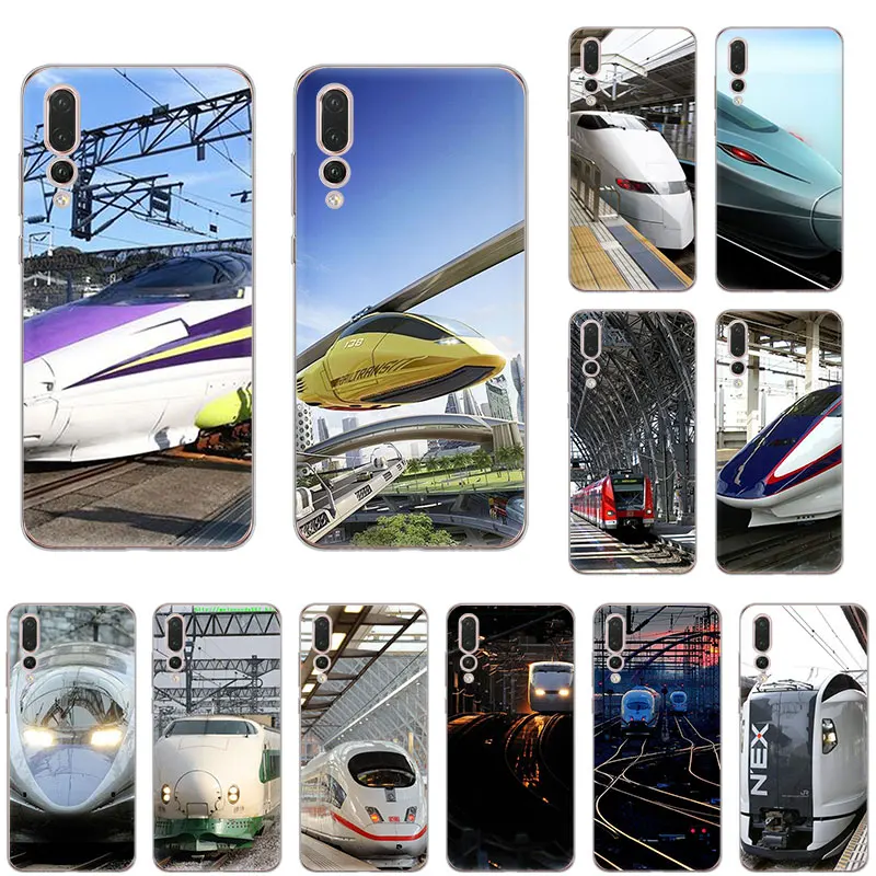 Sunshine High speed rail Мягкий ТПУ силиконовый чехол для телефона huawei P40 P30 Pro P20 lite P SMart2019 P10 P9