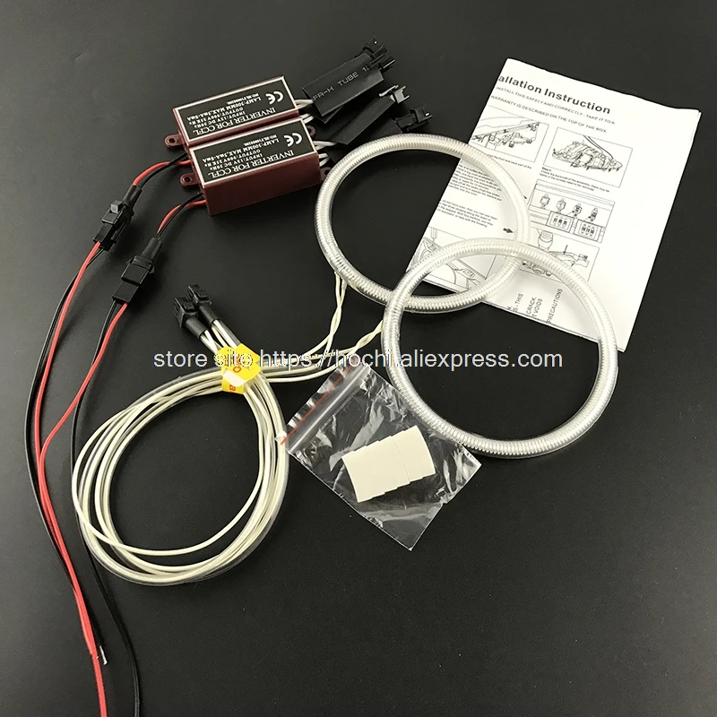 HochiTech ccfl ангельские глазки комплект белый 6000 К halo кольца фара для Volvo XC70 2008 2011 2012