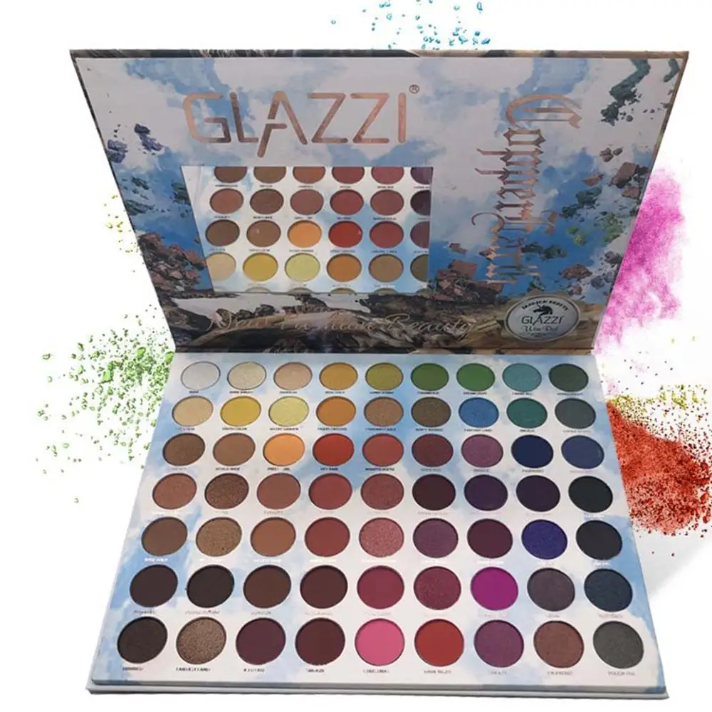 

eyeshadow pallete paleta de sombra Rainbow 63 Color Eyeshadow Pearl Light Dumb Bright Color Makeup sombras de ojos profesional