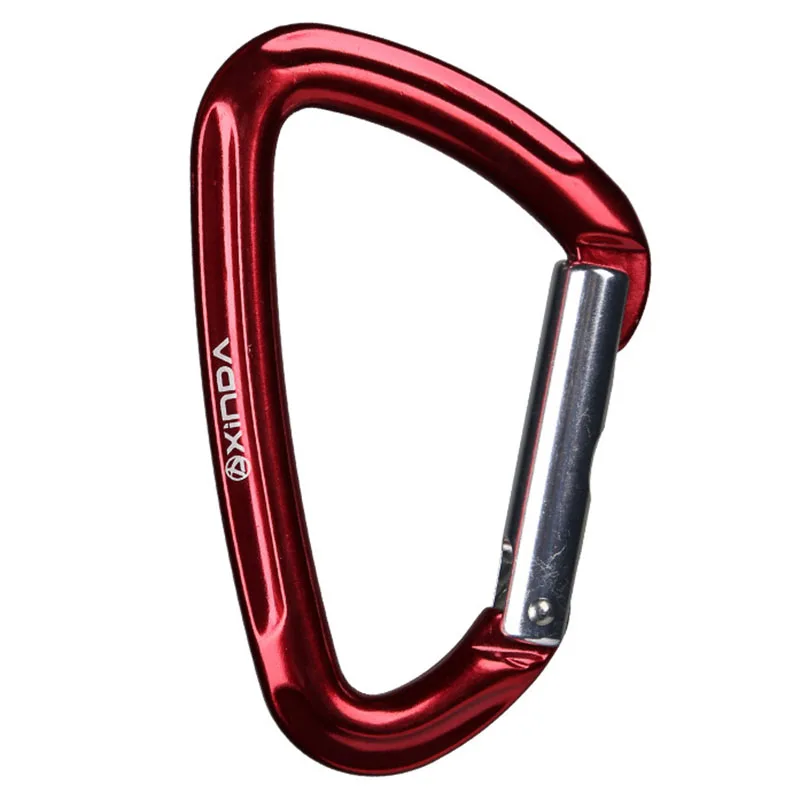 Карабины наружные ледяные скалолазания оборудования D форма CE 24KN Magnalium Abseiling Quickdraws Многофункциональный замок безопасности Quickdraw
