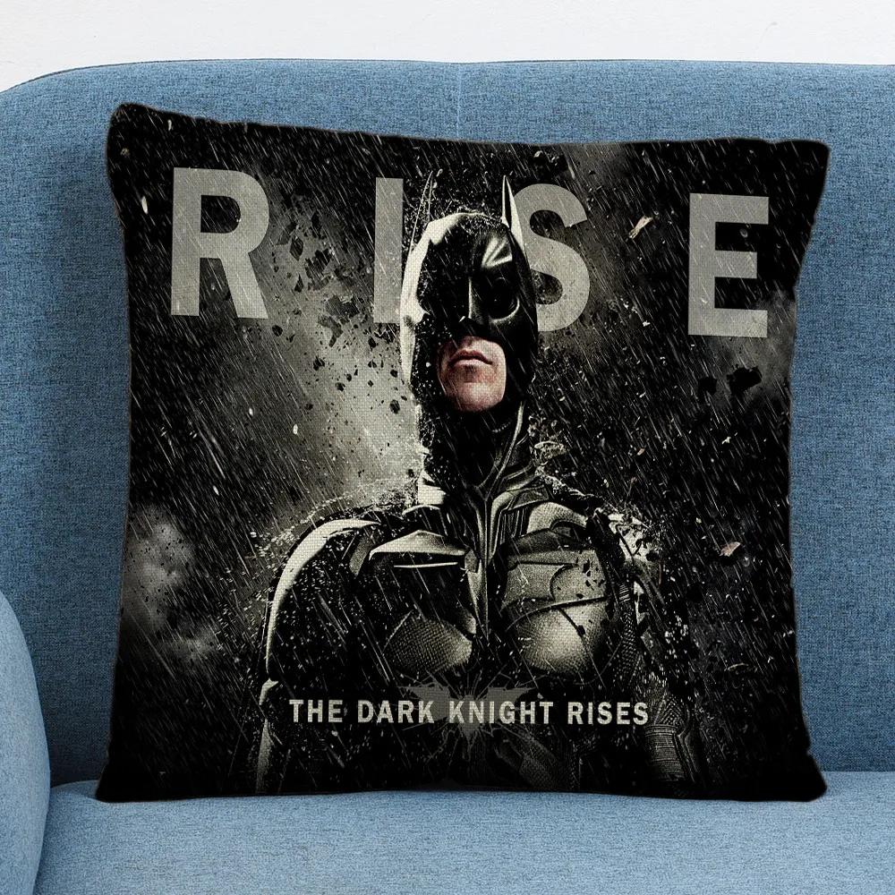 

Superhero batman movie Linen Cushion Cover Pillow Case for Home Sofa Car Decor Pillowcase Superhero Batman 45X45CM