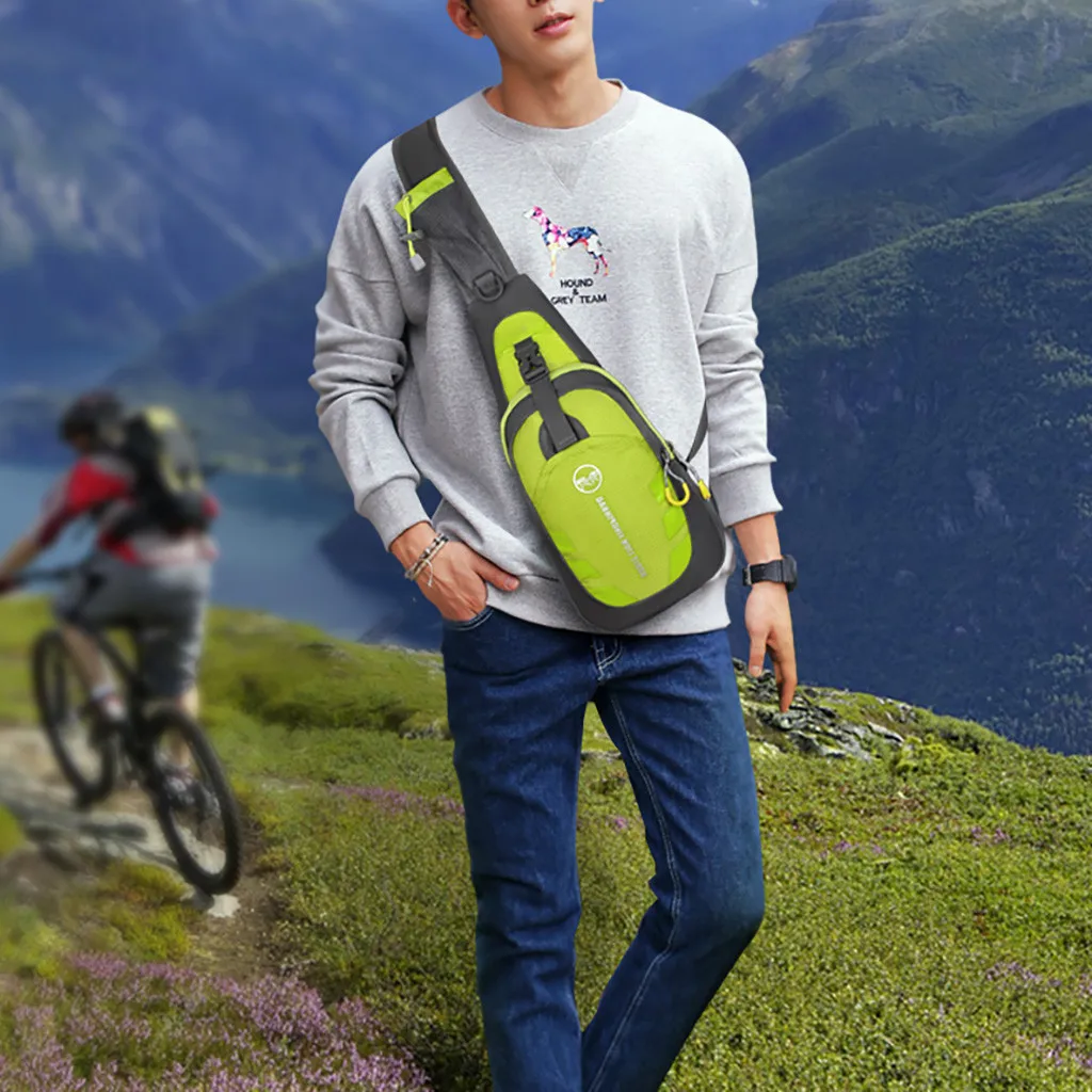 

Casual Functional Waist Pack Messenger Bag Men Waist Bag Female Chest Bag Single Shoulder Bags for Biker bolsas feminina #5$
