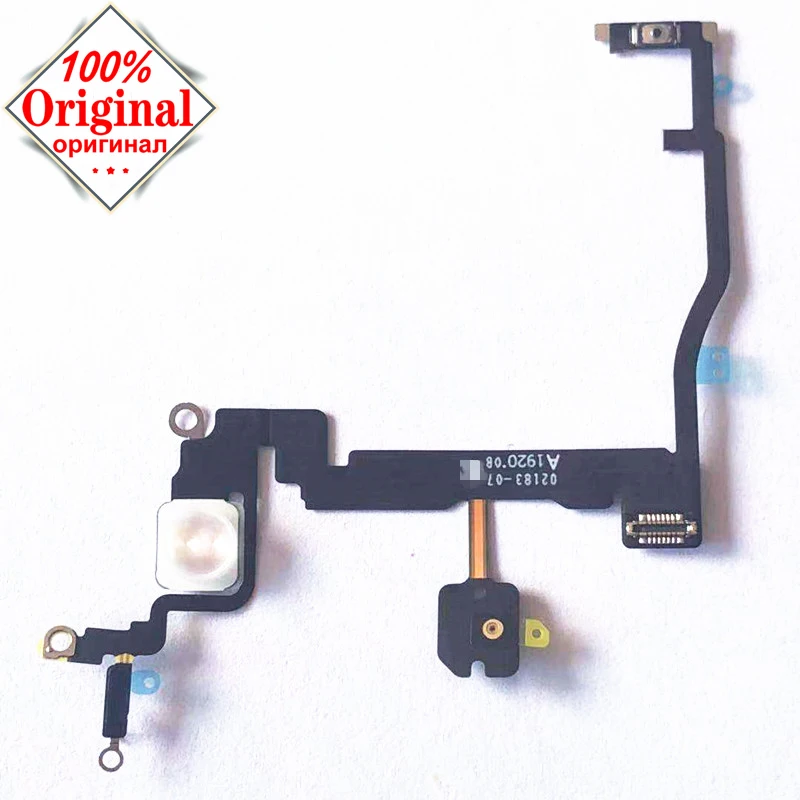 

100% Original Power Button Flex For Apple iPhone 11 Pro Switch On/Off Control Sensor Camera Flash Mic Cable Ribbon Repair Part