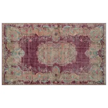 

Handmade Natural Vintage Turkish Area Rug 177x292 Cm-5'10''X9'7''
