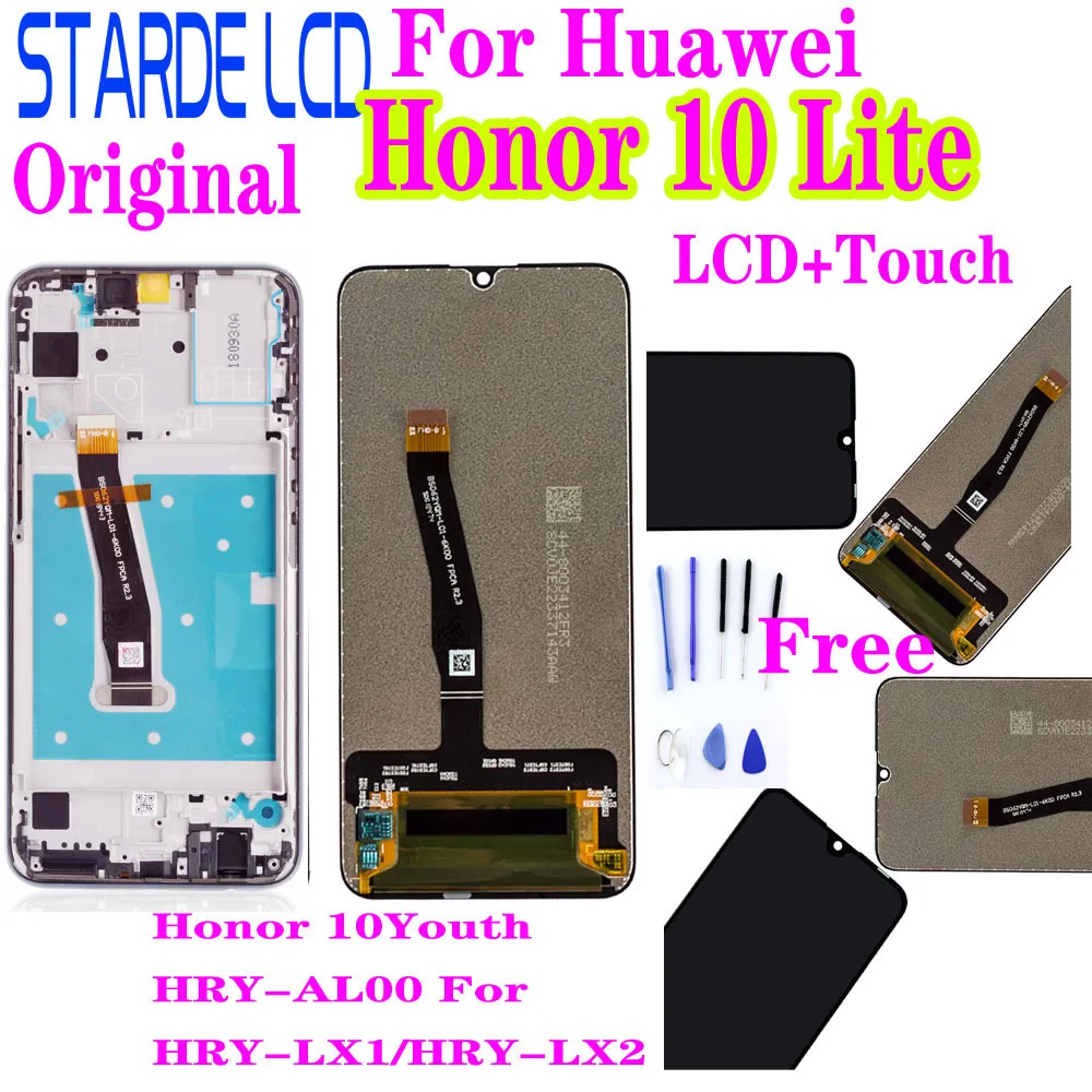 Оригинальный ЖК дисплей для Huawei Honor 10 Lite с сенсорным экраном и дигитайзером в
