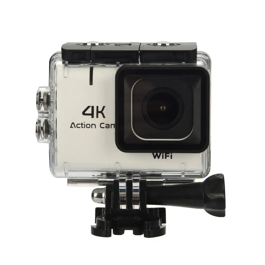 Cámara de acción 4K con lente gran angular 170, impermeable, subacuática, HD, 60fps, Wifi, pantalla táctil de 1,8 pulgadas, accesorios para cámara
