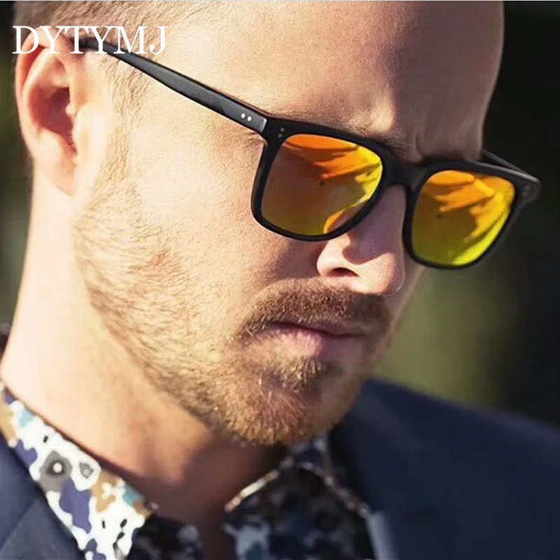 

DYTYMJ Square Sunglasses Men Vintage Mirror Sunglasses Women Luxury Brand Sun Glasses for Men Retro Lunette De Soleil Femme