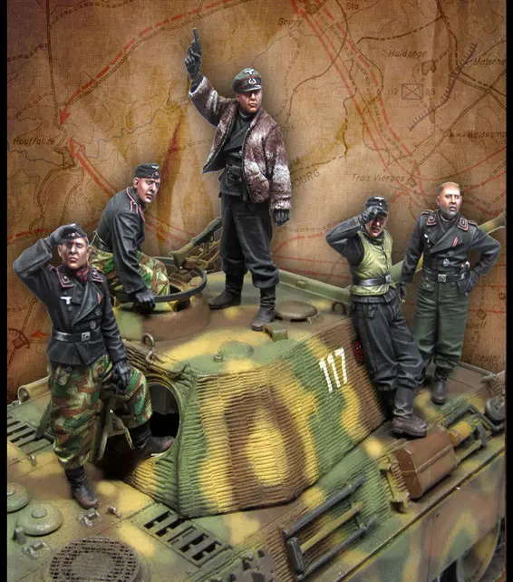 [Модель tusk] 1/35 масштаб разобранные фигурки из смолы наборы моделей большой набор