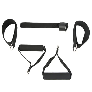 

Door Anchor Resistance Band Handles Soft Handles Pair Accessories for Elastic Resistance Bands Tubes Exercise Equipment