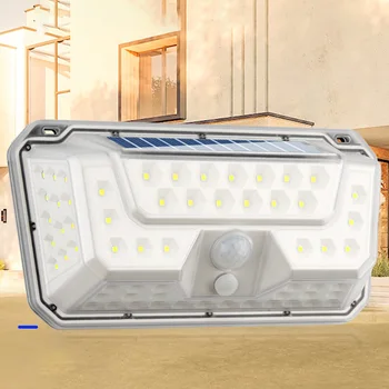 

73LED/44COB and 50LED Solar Light Outdoor Solar Lamp PIR Motion Sensor Solar Powered Sunlight Street Light for Garden Decoration
