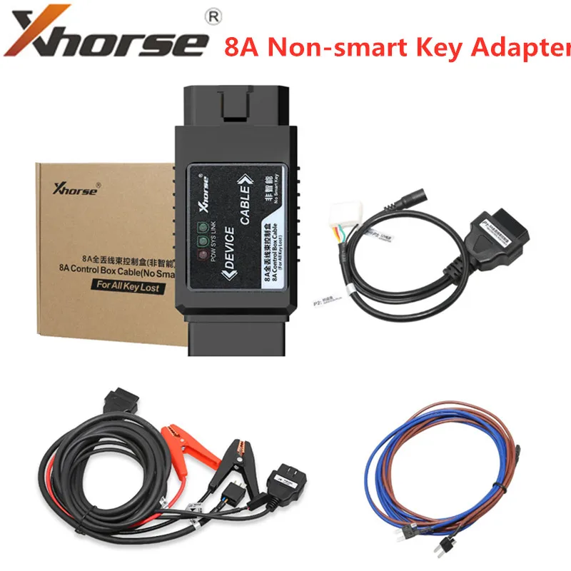 XHORSE 8A неумный ключ адаптер для всех ключей без разборки Toyota работает с