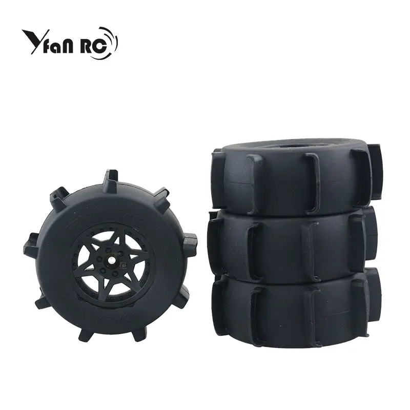 Free shipping 4pcs 538579 FS flying God 1/10 floating on the water feet SUV Wear-resisting original tire snowfield dredging | Игрушки и
