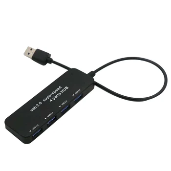 

5Pcs/Lot USB 2.0 Compact Portable High Speed HUB Support Multiple USB Device Hub for PC Laptop 4 Ports Extension Adapter