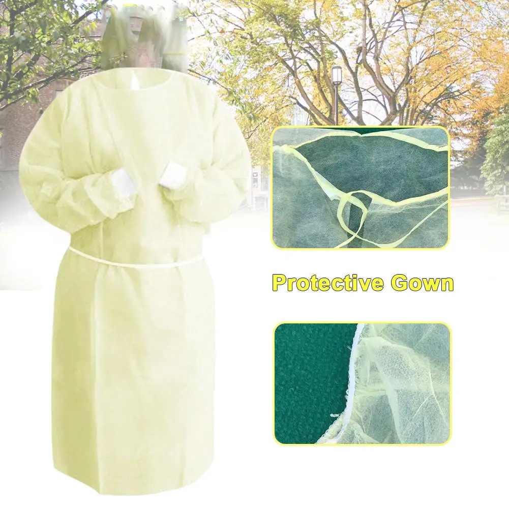 

Disposable Protection Gown Home Outdoor Protective Isolation Clothing for Outdoor Cycling Anti-fog Anti-particle