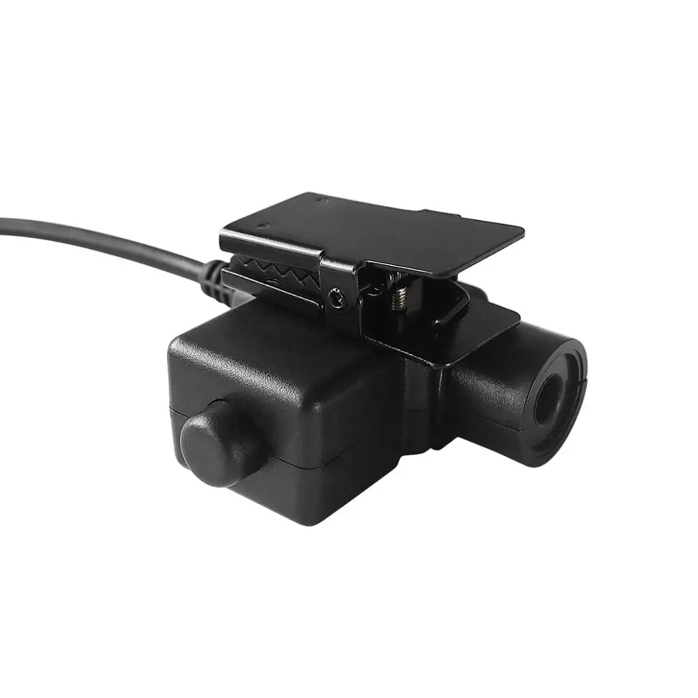 U94 1 pin ptt tactical headset military adapter plug for Yaesu Vertex VX-6R VX-7R VX6R VX7R FT-270 VX-127 VX-170 walkie talkie