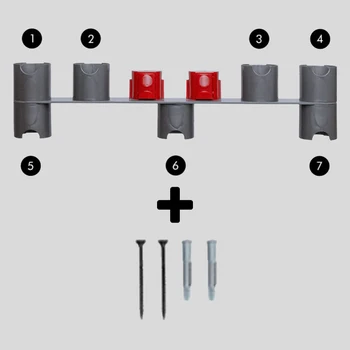 

Wall mounted Storage rack Screws Nuts Tool For Dyson V7 V8 Set Unit Shelf