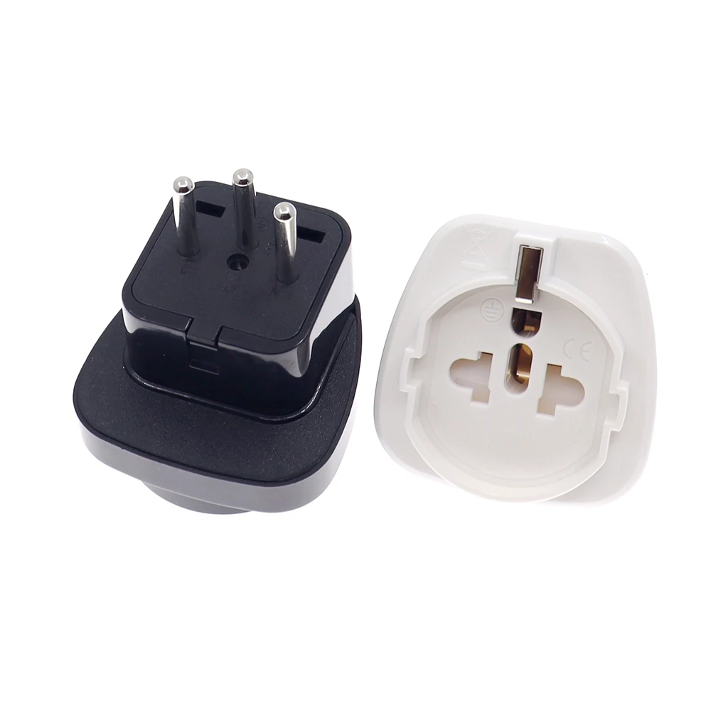 Switzerland Travel Plug Adapter Type J, Universal US/Italy/Brazil/Schuko To  Swiss 3 Pin Wall Plug International Socket
