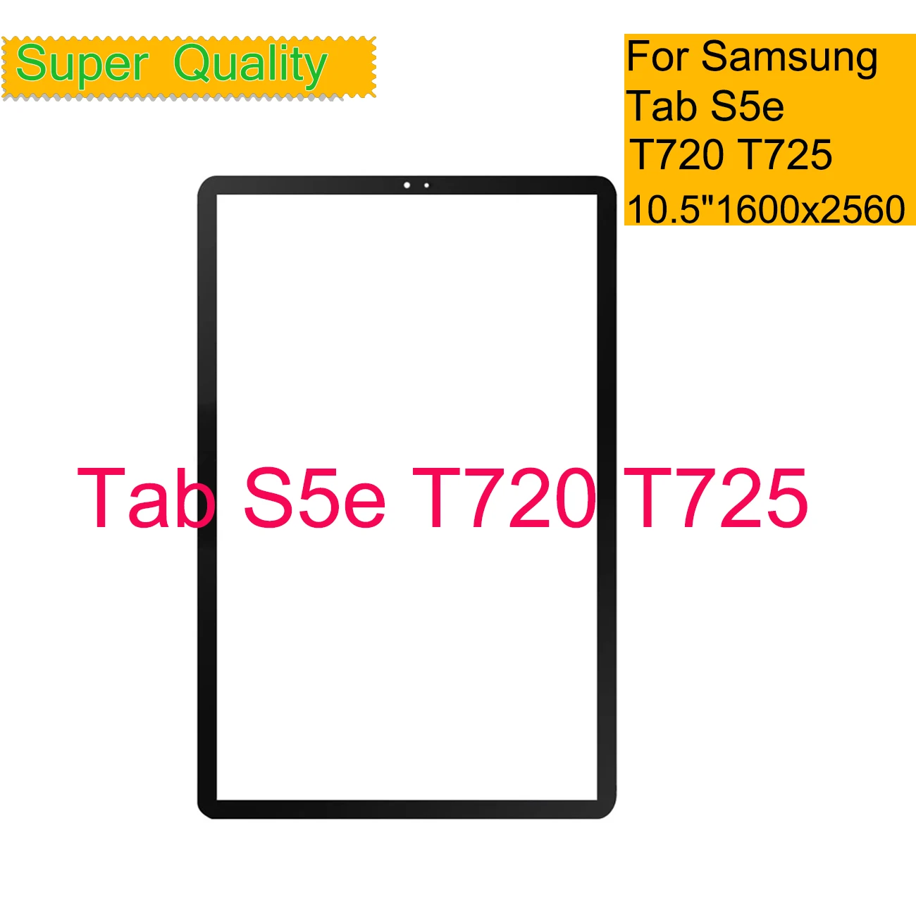Tablet, Frente Exterior, Lente de Vidro com