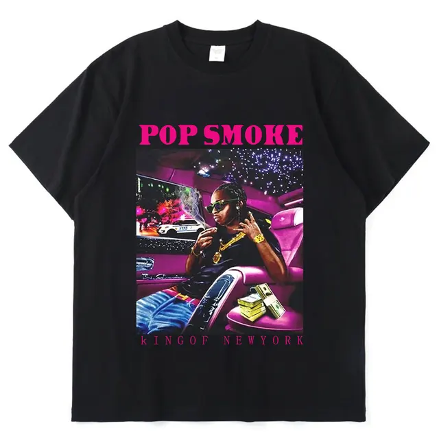 Pop Smoke Vintage Cool Rap T Shirt Men Women 1