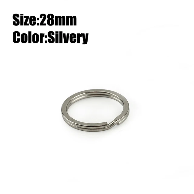 Vibrant Titanium Alloy Ultralight Key Ring - Durable, Rust-Free Outdoor Accessory