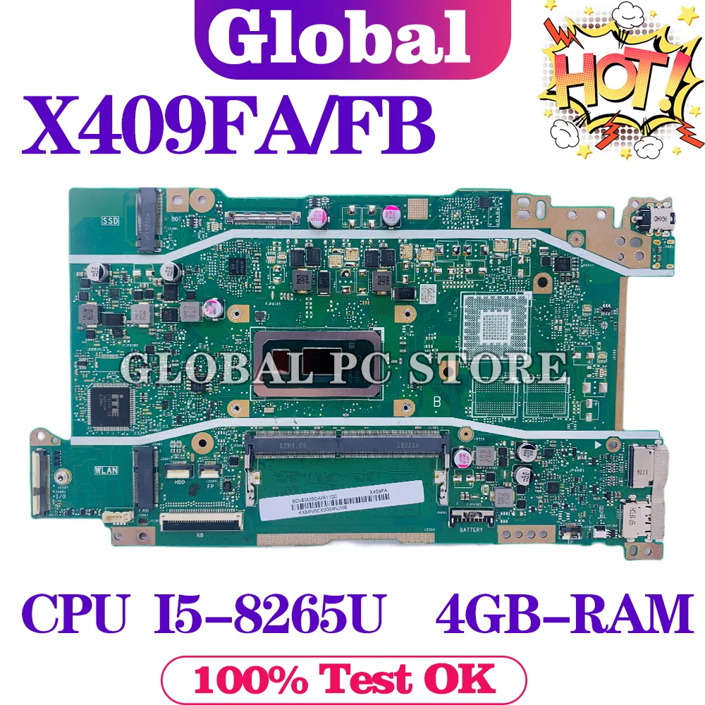 ASUS laptop motherboard for ASUS vivo book X409FJ X409FB X409FA X409F
