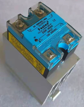 

SSR-40AA Load voltage 24-500vac control voltage 100-250vac FREE SHIPPING40A Manufacturer single phase